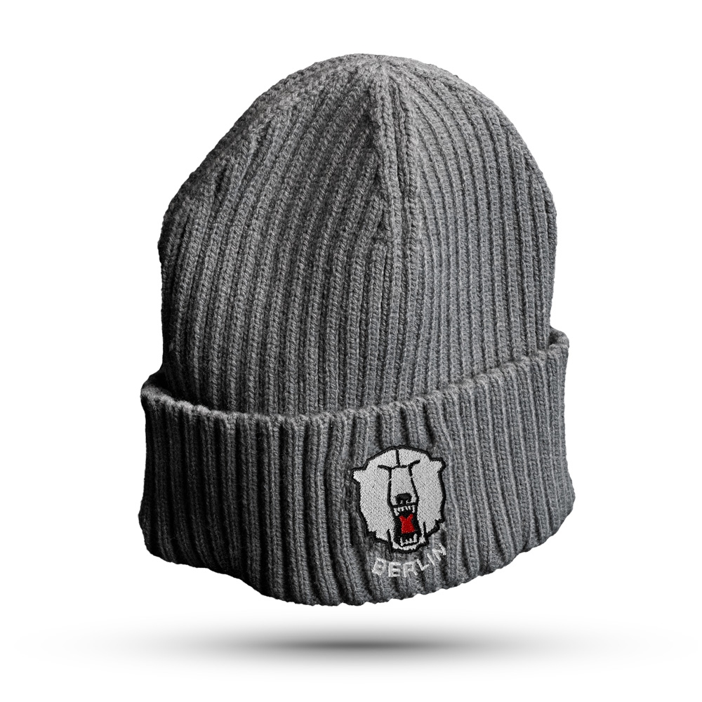 Eisbären Berlin - Warrior Beanie - Classic Toque Grey - Logo