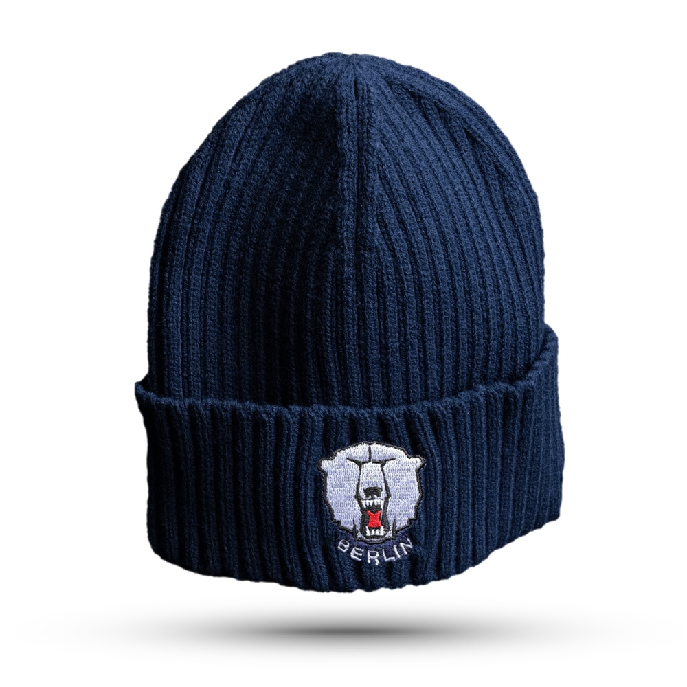 Eisbären Berlin - Warrior Beanie - Classic Toque Navy - Logo