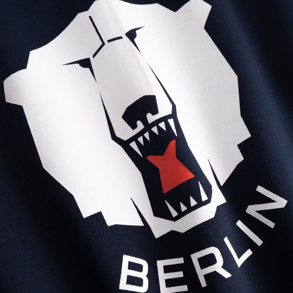 Eisbären Berlin - Crewneck Block navy - Logo