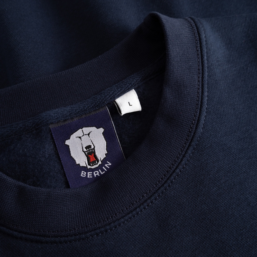Eisbären Berlin - Crewneck Block navy - Logo