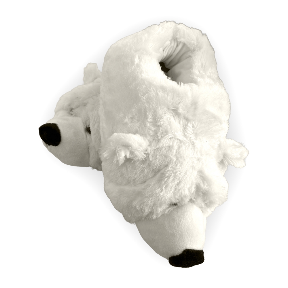 Eisbären Berlin - Hausschuhe 'Eisbär' aus Plüsch - Gr: XL