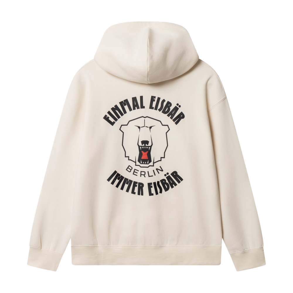 Eisbären Berlin - Hoodie relaxed - Back Print - offwhite