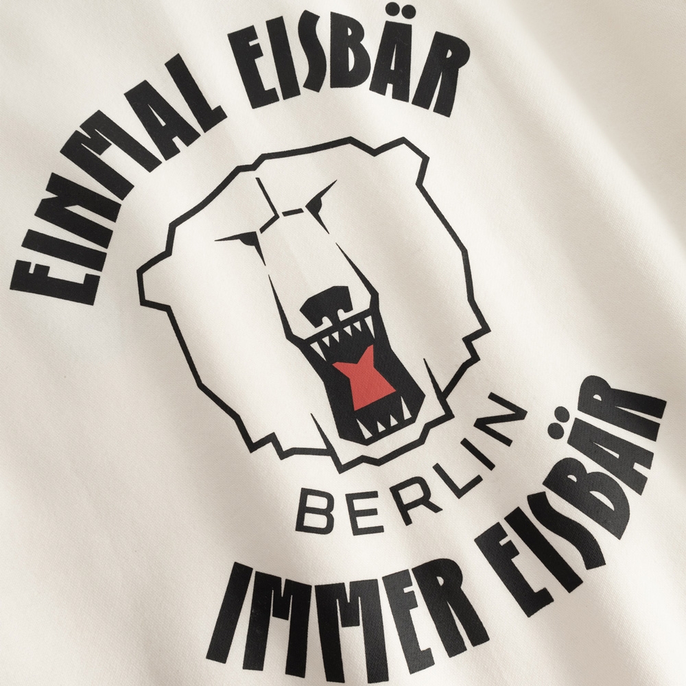 Eisbären Berlin - Hoodie relaxed - Back Print - offwhite
