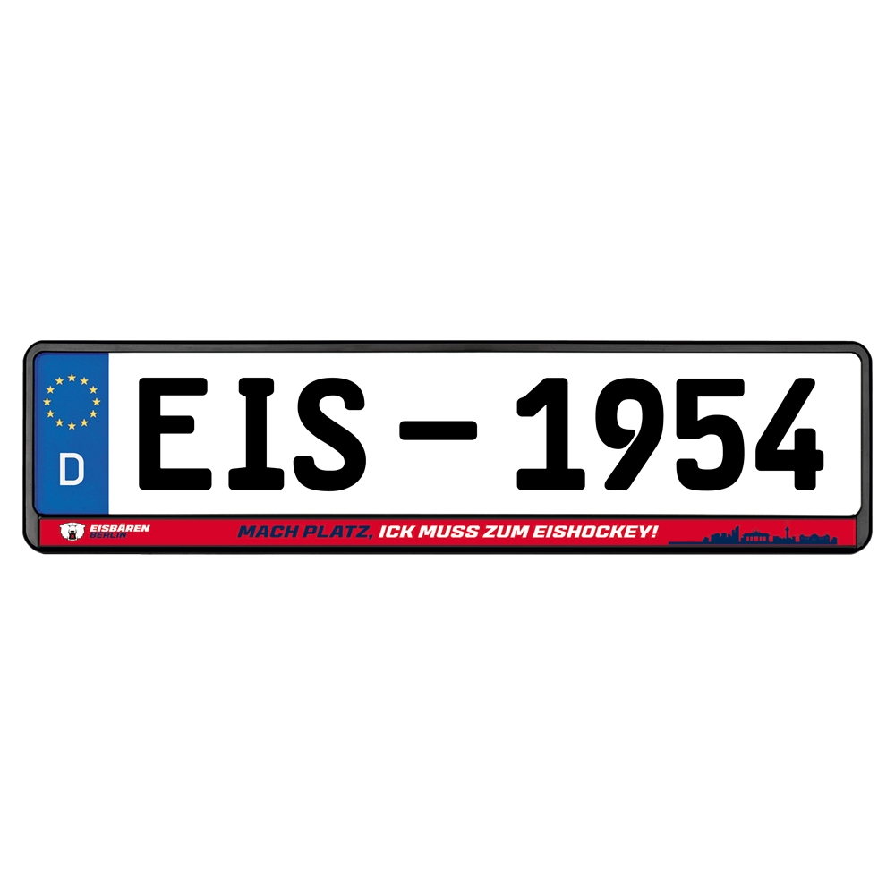 Eisbären Berlin - Kennzeichenhalter - MACH PLATZ