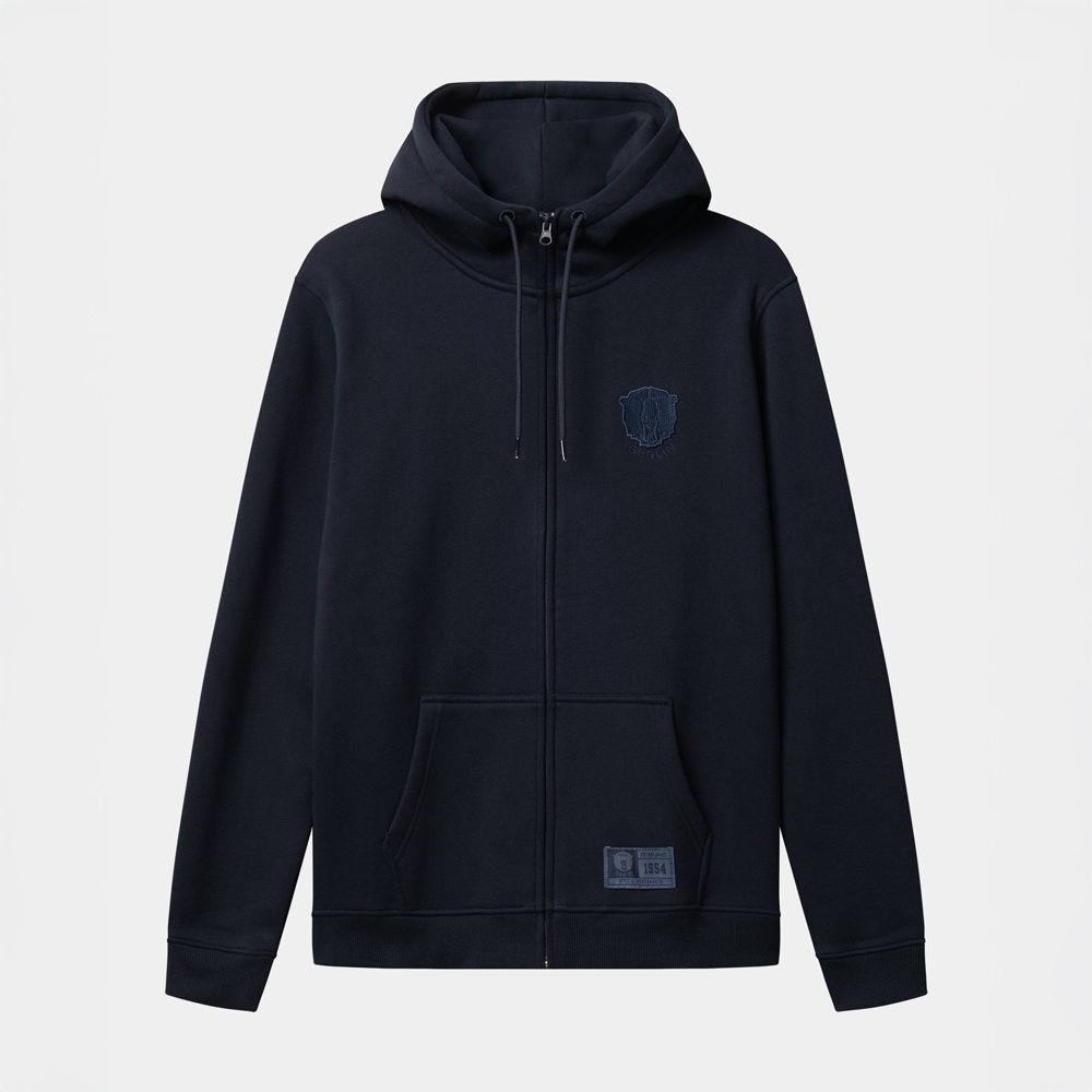 Eisbären Berlin - Zip Hoodie navy - Ton in Ton
