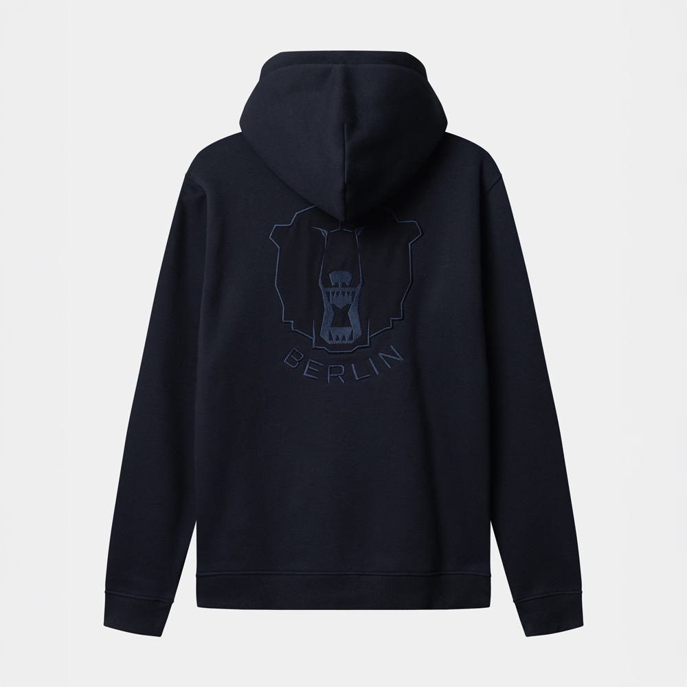 Eisbären Berlin - Zip Hoodie navy - Ton in Ton
