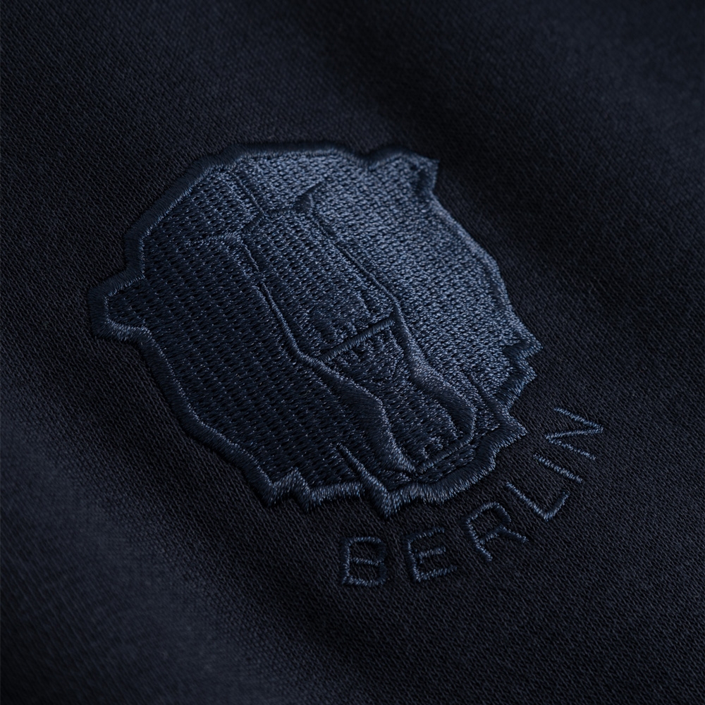 Eisbären Berlin - Zip Hoodie navy - Ton in Ton