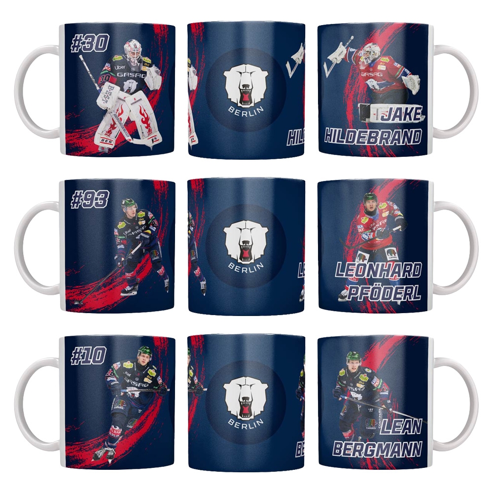 Eisbären Berlin - Spieler Jumbotasse - 2025-26