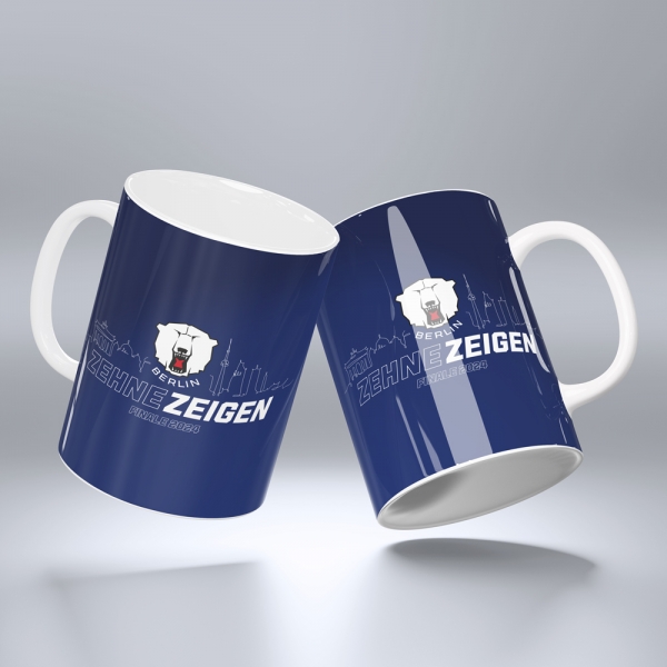 Eisbären Berlin - Jumbotasse - Playoffs 2024 - Zehne zeigen