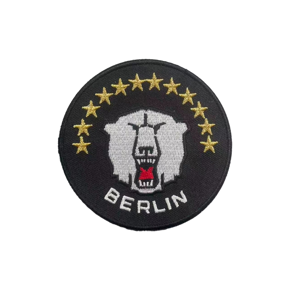 Eisbären Berlin - Aufnäher rund - 12 Sterne + Logo