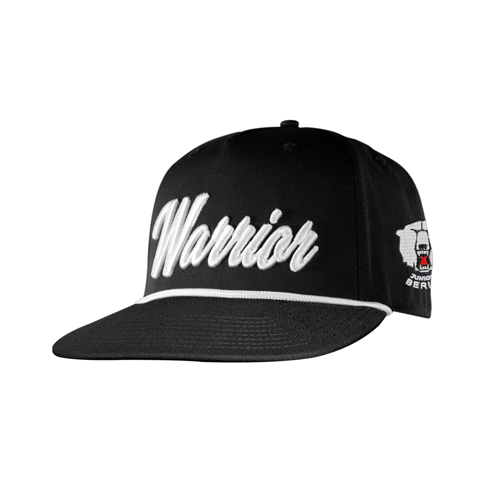 Juniors TeamWear - ADULT - SCRIPT ROPE HAT - black - osz