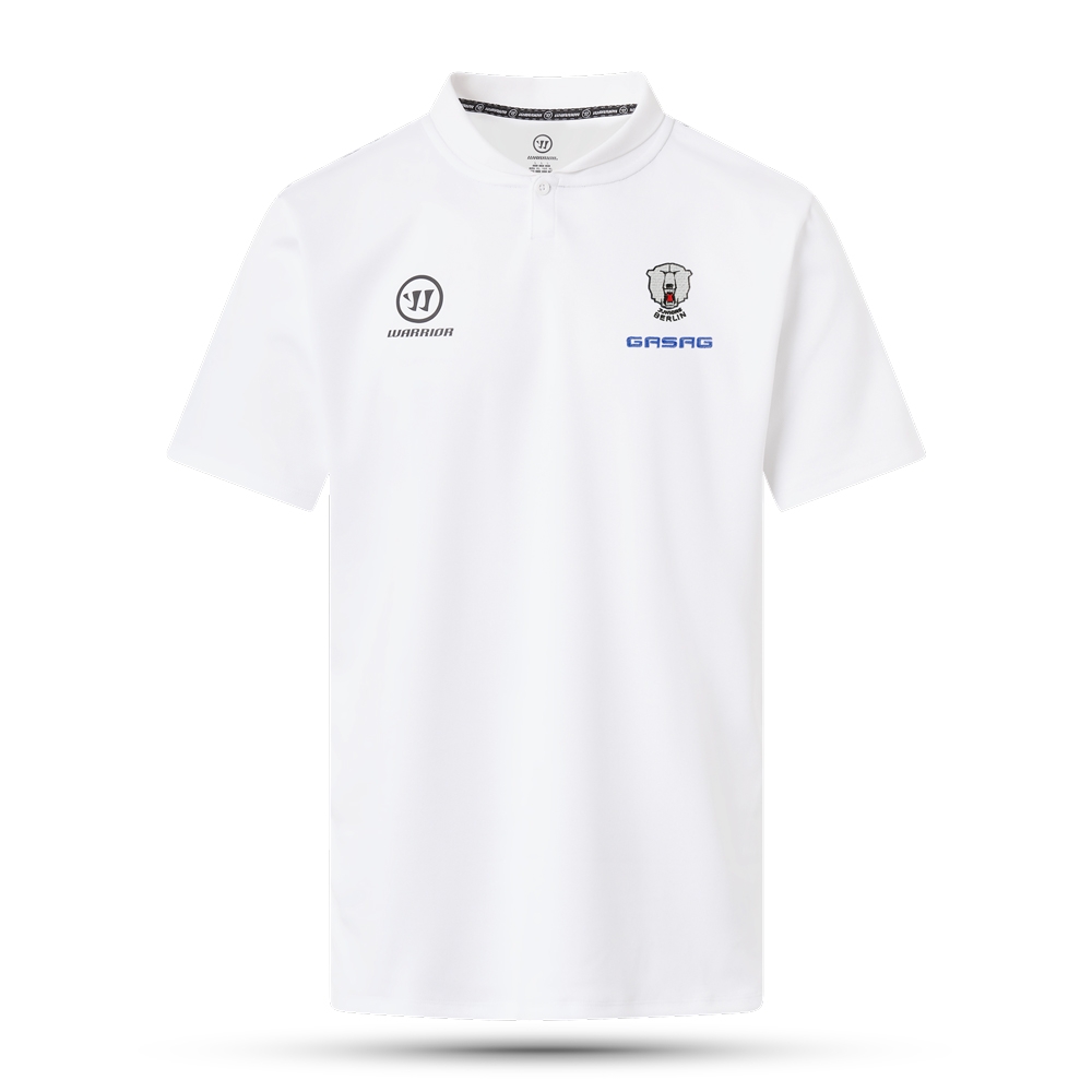 Juniors TeamWear - Performance Polo White - Logo