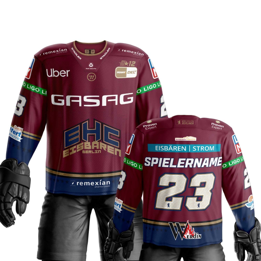 Eisbären Berlin - Game Worn 2026-27 - THIRD - 12-MIK - Gr: L