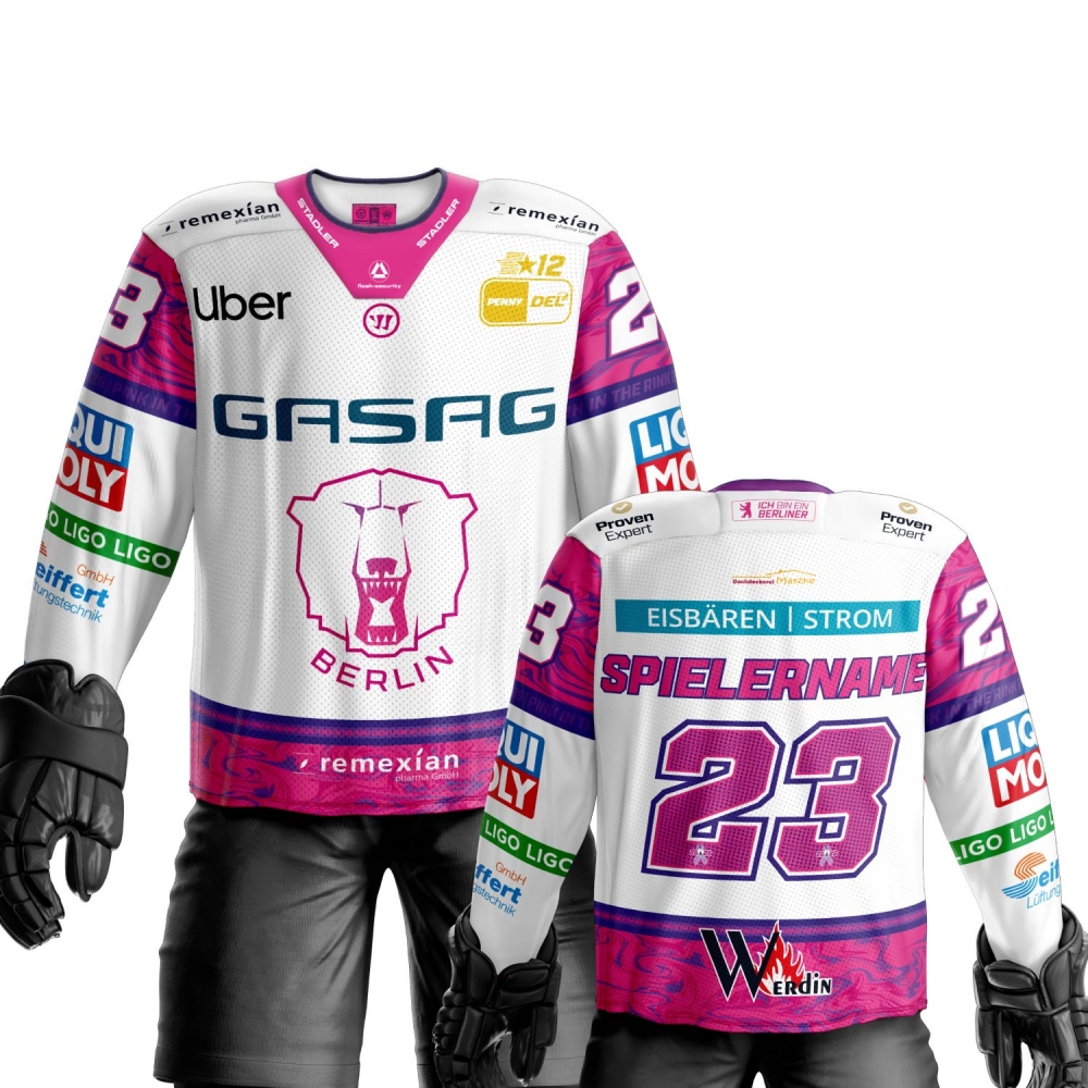 Eisbären Berlin - Authentic 2026-27 - PINK - 10-BERGMANN
