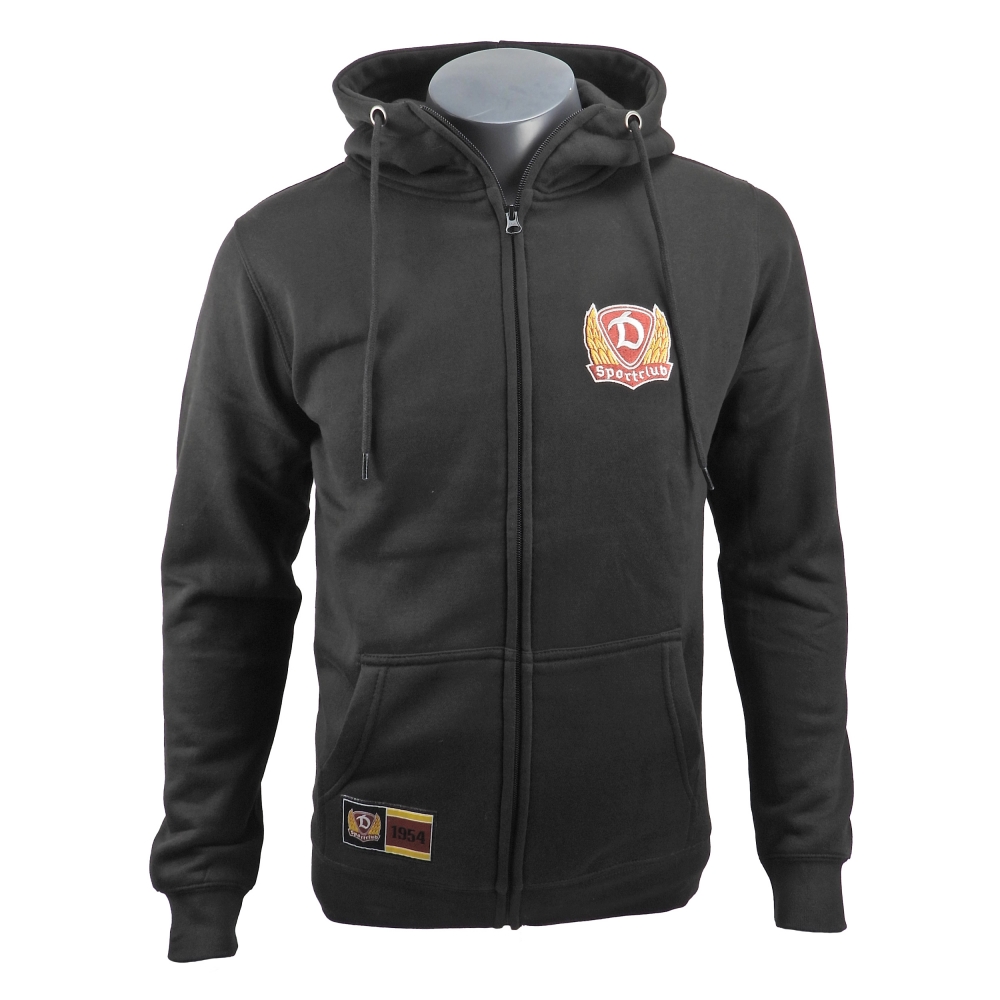 Sportclub Dynamo SDS - Zip Hood - black - Schriftzug
