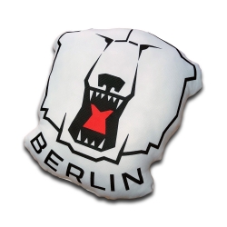 Eisbären Berlin - Aufkleber - Logo - 40x35cm 3-farbig - außen