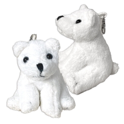 Eisbären Berlin - Schlüsselanhänger - Plüsch-Eisbär - sitzend