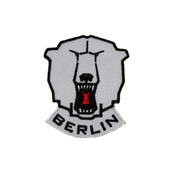 Eisbären Berlin -  Aufnäher - Patch - Bärenkopf mittel 8cm