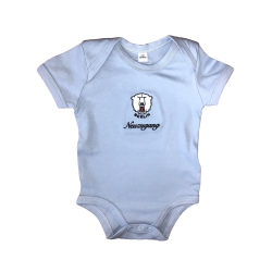 Eisbären Berlin - Kurzarm Baby Body - Neuzugang - 0-3 Monate - 53-60cm - Hellblau