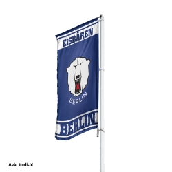 Eisbären Berlin - Hissfahne - BLAU - Logo - 150x250