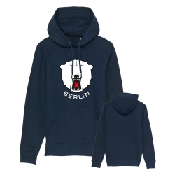 Eisbären Berlin - Women Hoodie - navy - Logo - Schrift weiß