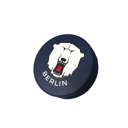 Eisbären Berlin - Puck - BLAU - Logo Bärenkopf