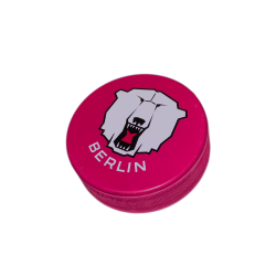 Eisbären Berlin - Puck - ROT - Logo Bärenkopf
