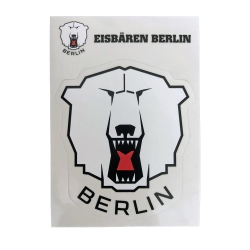 Eisbären Berlin - Aufkleber - 8cm - 3f - schwarze Schrift