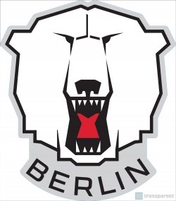 Aufkleber - Logo - 40x35cm 3-farbig - außen  - Eisbären Berlin