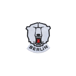 Eisbären Berlin - Aufnäher - Patch  - Bärenkopf  klein 6cm