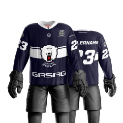 EBJ Skaterhockey - SPIELTRIKOT - Adults/Kids BLAU - Individuell