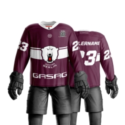 EBJ Skaterhockey - SPIELTRIKOT - Adults/Kids ROT - Individuell