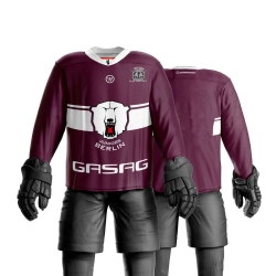 EBJ Skaterhockey - SPIELTRIKOT - Adults/Kids ROT - BLANKO