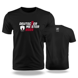 Kinder T-Shirt schwarz Logo - Deutscher Meister 2025
