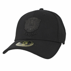 Eisbären Berlin - Curved-Cap - Scratches - blk on blk - 58,5cm