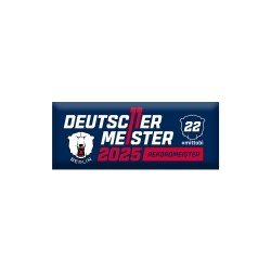 Doming Pin 74x30mm Logo - Deutscher Meister 2025 - Eisbären Berlin
