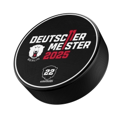Puck Logo - Deutscher Meister 2025 - Eisbären Berlin