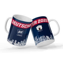 Tasse Skyline - Deutscher Meister 2025 500ml - Eisbären Berlin