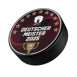 Puck Pokal und Sterne - Deutscher Meister 2025 - Eisbären Berlin