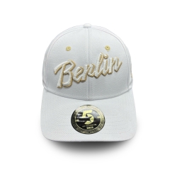 Eisbären Berlin - Curved Cap - weiss/gold - BERLIN - 58,5cm