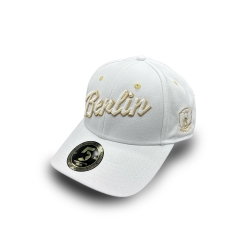 Eisbären Berlin - Curved Cap - weiss/gold - BERLIN - 55cm