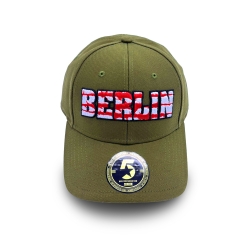 Eisbären Berlin - Curved Cap - olive - Scratched BERLIN 55cm