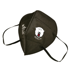 Eisbären Berlin - FFP2 Maske - schwarz - Logo