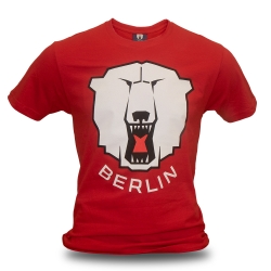 Eisbären Berlin Kinder T-Shirt - Logo - Rot - 5-6 Jahre Gr.116