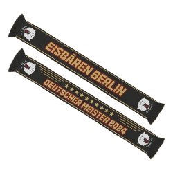 Eisbären Berlin - Meister 2024 Schal - Schwarz-Gold