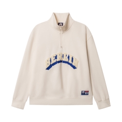 Eisbären Berlin - Half Zip Sweater - BERLIN - offwhite Gr: XS