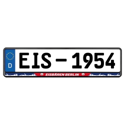 Eisbären Berlin - Kennzeichenhalter - Skyline