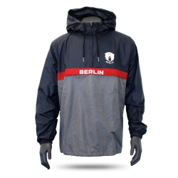 Eisbären Berlin - Anorak - Half-Zip - navy-grey / XL