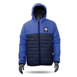 Eisbären Berlin - Padded Jacket - Block - Zip-Hood - navy / 3XL