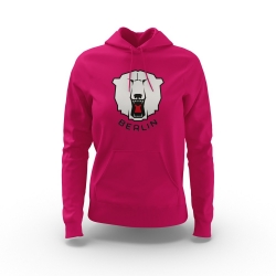 Eisbären Berlin - Frauen Logo Hoody - magenta - Gr: L